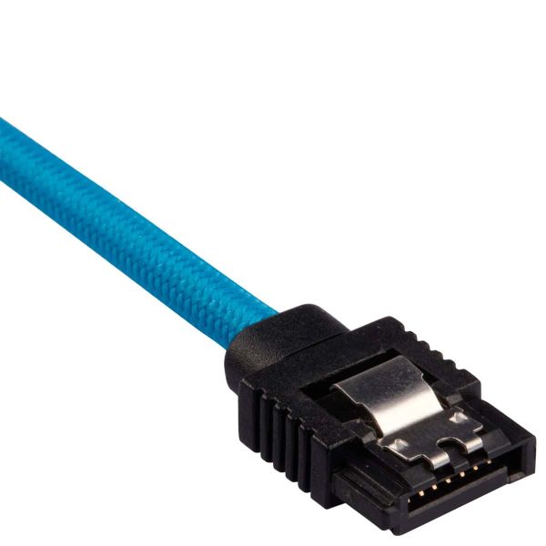 Corsair CC-8900251 SATA-kabel 0,3 m SATA 7-pin Zwart, Blauw (CC-8900251)