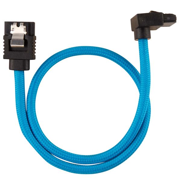 Corsair CC-8900281 SATA-kabel 0,3 m Zwart, Blauw (CC-8900281)