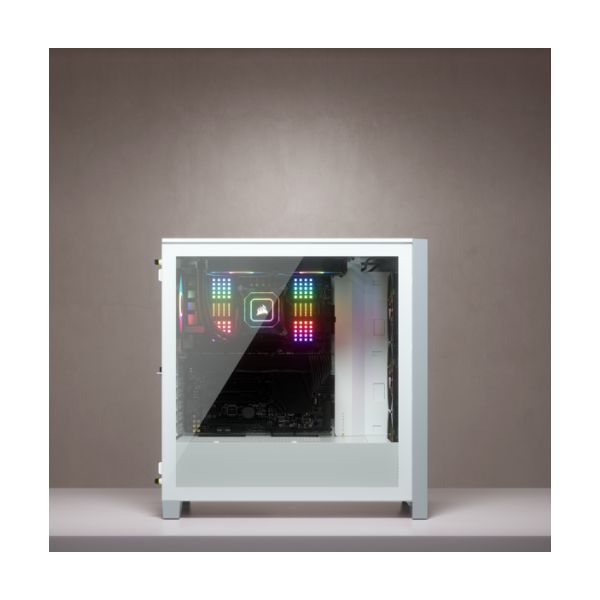 Corsair iCUE 4000X RGB Midi Tower Wit (CC-9011205-WW)