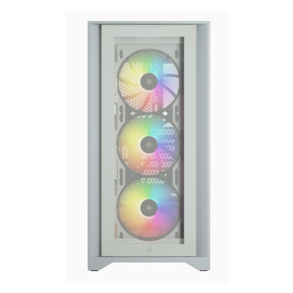 Corsair iCUE 4000X RGB Midi Tower Wit (CC-9011205-WW)