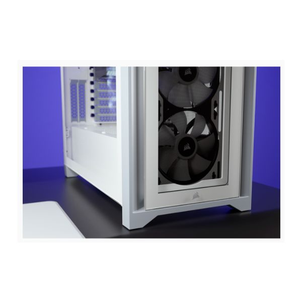 Corsair iCUE 4000X RGB Midi Tower Wit (CC-9011205-WW)