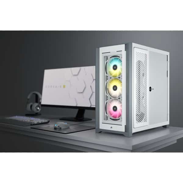 Corsair iCUE 5000X RGB Midi Tower Wit (CC-9011213-WW)