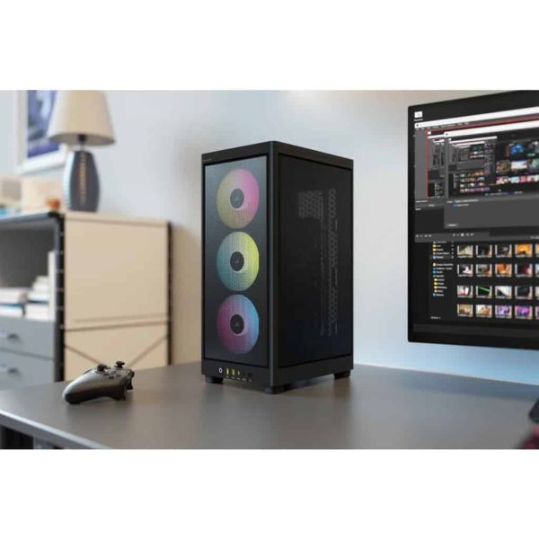 Corsair 2000D RGB AIRFLOW Small Form Factor (SFF) Zwart (CC-9011246-WW)