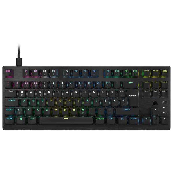 Corsair K60 PRO toetsenbord USB QWERTY Duits Zwart (CH-911D01A-DE) Corsair K60 PRO toetsenbord USB QWERTY Duits Zwart (CH-911D01A-DE)