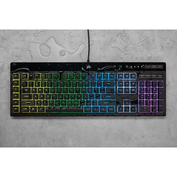 Corsair K55 RGB PRO toetsenbord USB Zwitsers Zwart (CH-9226765-CH)