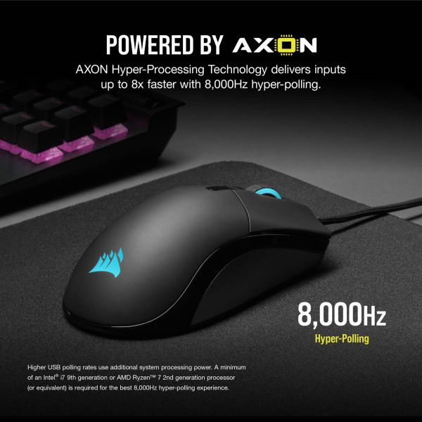 Corsair SABRE RGB PRO muis Rechtshandig USB Type-A Optisch 18000 DPI (CH-9303111-EU)