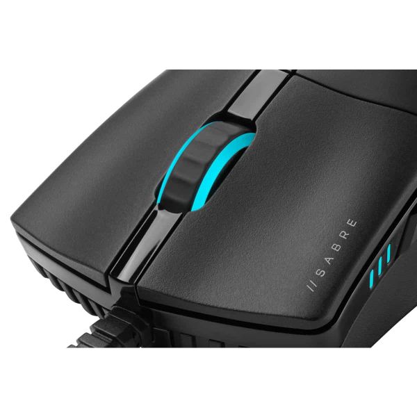 Corsair SABRE RGB PRO muis Rechtshandig USB Type-A Optisch 18000 DPI (CH-9303111-EU)