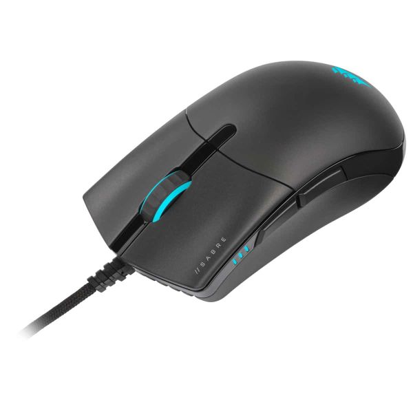Corsair SABRE RGB PRO muis Rechtshandig USB Type-A Optisch 18000 DPI (CH-9303111-EU)