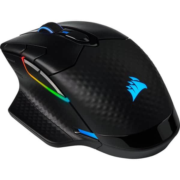 Corsair DARK CORE RGB PRO muis Rechtshandig RF Wireless + Bluetooth + USB Type-A Optisch 18000 DPI (CH-9315411-EU)