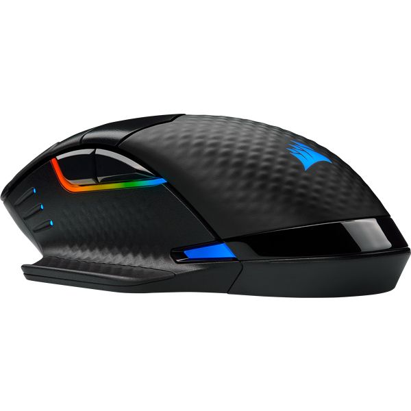 Corsair DARK CORE RGB PRO muis Rechtshandig RF Wireless + Bluetooth + USB Type-A Optisch 18000 DPI (CH-9315411-EU)