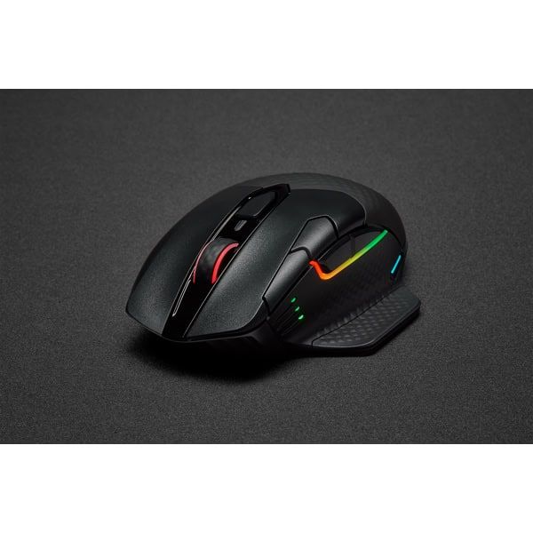 Corsair DARK CORE RGB PRO muis Rechtshandig RF Wireless + Bluetooth + USB Type-A Optisch 18000 DPI (CH-9315411-EU)