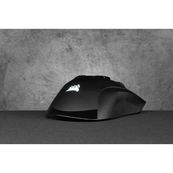 Corsair IRONCLAW RGB muis Rechtshandig RF Wireless + Bluetooth + USB Type-A Optisch 18000 DPI (CH-9317011-EU)