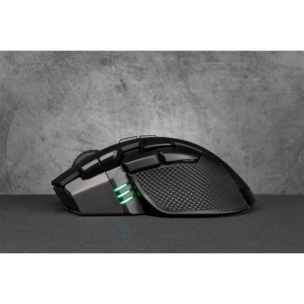 Corsair IRONCLAW RGB muis Rechtshandig RF Wireless + Bluetooth + USB Type-A Optisch 18000 DPI (CH-9317011-EU)