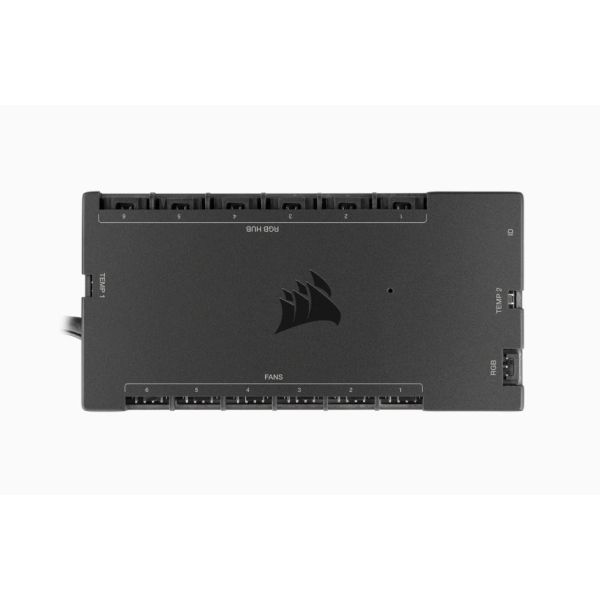 Corsair iCUE Commander Core XT snelheidsregelaar voor ventilator 6 kanalen Zwart (CL-9011112-WW)
