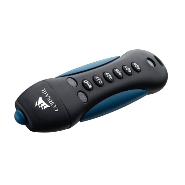 Corsair Padlock 3 USB flash drive 128 GB USB Type-A 3.2 Gen 1 (3.1 Gen 1) Zwart, Blauw (CMFPLA3B-128GB)
