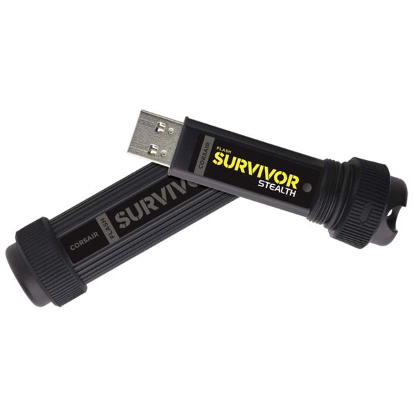 Corsair Flash Survivor Stealth USB flash drive 64 GB USB Type-A 3.2 Gen 1 (3.1 Gen 1) Zwart (CMFSS3B-64GB)