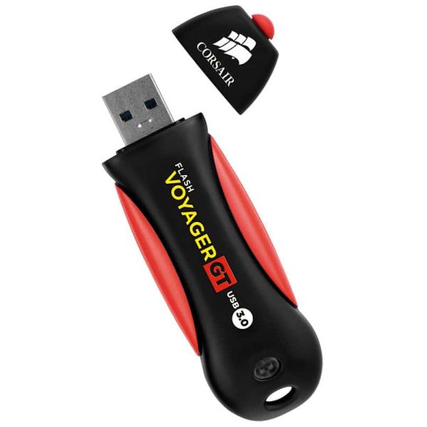 Corsair Voyager GT USB flash drive 256 GB USB Type-A 3.2 Gen 1 (3.1 Gen 1) Zwart, Rood (CMFVYGT3C-256GB)
