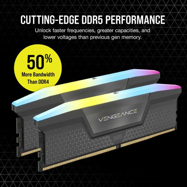 Corsair Vengeance CMH32GX5M2B5200Z40K geheugenmodule 32 GB 2 x 16 GB DDR5 5200 MHz (CMH32GX5M2B5200Z40K)