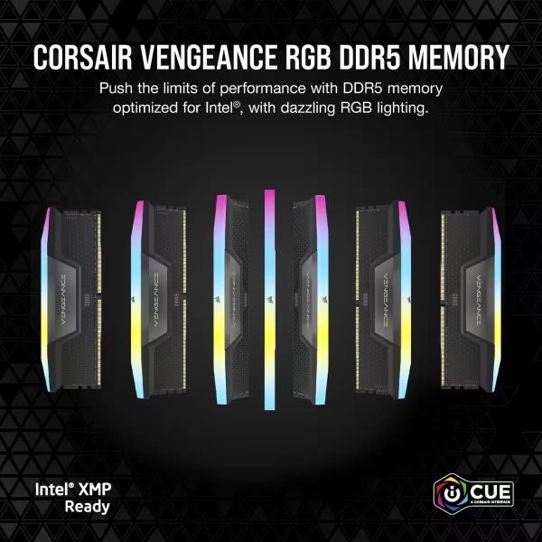 Corsair Vengeance CMH32GX5M2B6400C36 geheugenmodule 32 GB 2 x 16 GB DDR5 6400 MHz (CMH32GX5M2B6400C36)