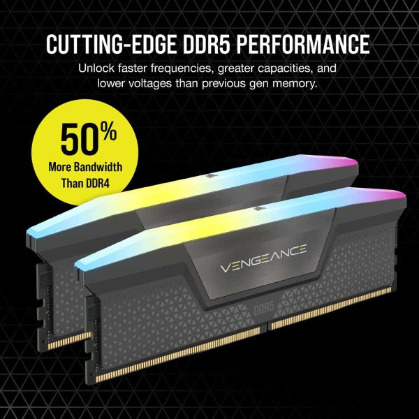 Corsair CMH64GX5M2B5200Z40K geheugenmodule 64 GB 2 x 32 GB DDR5 5200 MHz (CMH64GX5M2B5200Z40K)