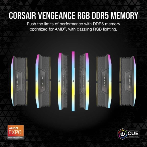 Corsair Vengeance CMH64GX5M4B5600Z36 geheugenmodule 64 GB 4 x 16 GB DDR5 5600 MHz (CMH64GX5M4B5600Z36)