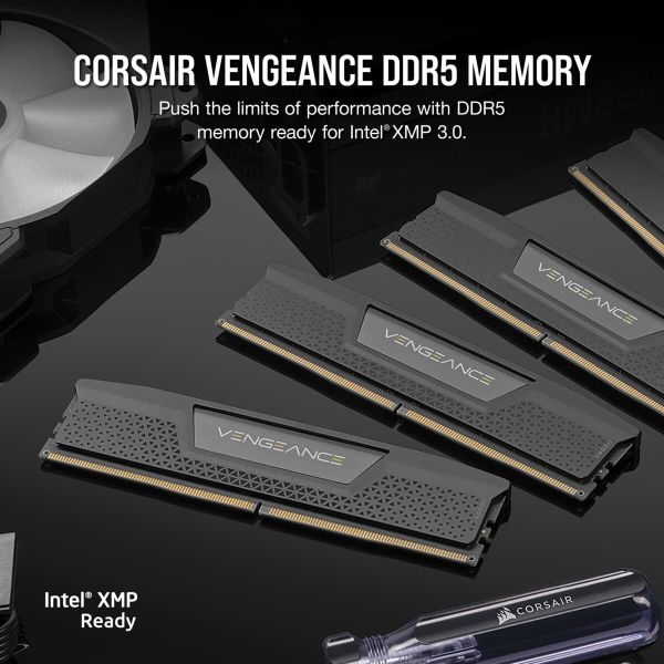 Corsair Vengeance CMK64GX5M2B5600C40 geheugenmodule 64 GB 2 x 32 GB DDR5 5600 MHz (CMK64GX5M2B5600C40)