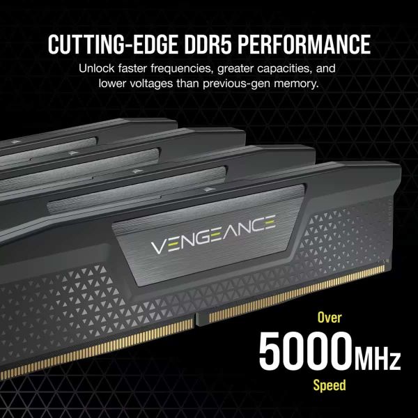 Corsair Vengeance CMK64GX5M2B6600C32 geheugenmodule 64 GB 2 x 32 GB DDR5 6600 MHz (CMK64GX5M2B6600C32)