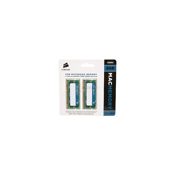 Corsair CMSA8GX3M2A1333C9 geheugenmodule 8 GB 2 x 4 GB DDR3 1333 MHz (CMSA8GX3M2A1333C9)