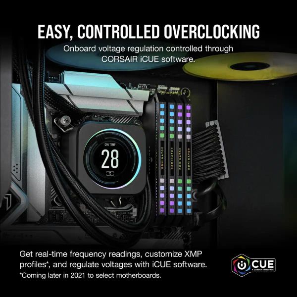 Corsair Dominator CMT64GX5M2B6000C40 geheugenmodule 64 GB 2 x 32 GB DDR5 6000 MHz (CMT64GX5M2B6000C40)