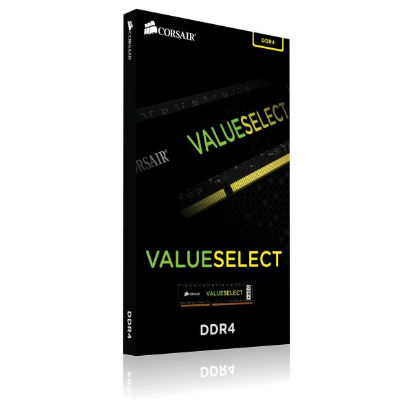 Corsair ValueSelect 4GB, DDR4, 2400MHz geheugenmodule 1 x 4 GB (CMV4GX4M1A2400C16)