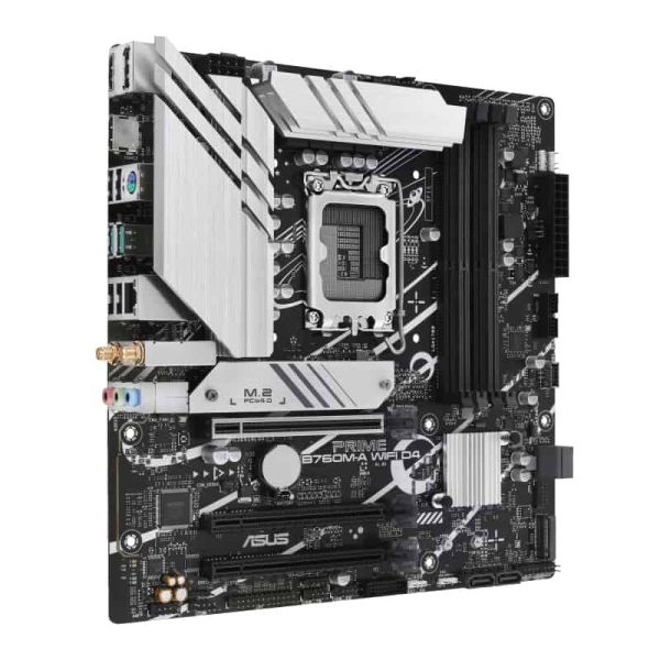 ASUS PRIME B760M-A WIFI D4 Intel B760 LGA 1700 micro ATX (90MB1CX0-M1EAY0)  ASUS PRIME B760M-A WIFI D4 Intel B760 LGA 1700 micro ATX (90MB1CX0-M1EAY0)