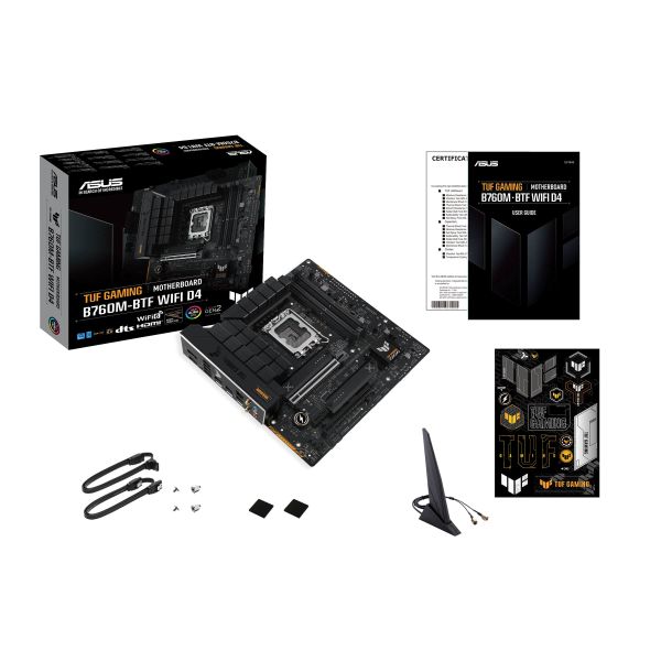 ASUS TUF GAMING B760M-BTF WIFI D4 Intel B760 LGA 1700 micro ATX (90MB1E50-M1EAY0)