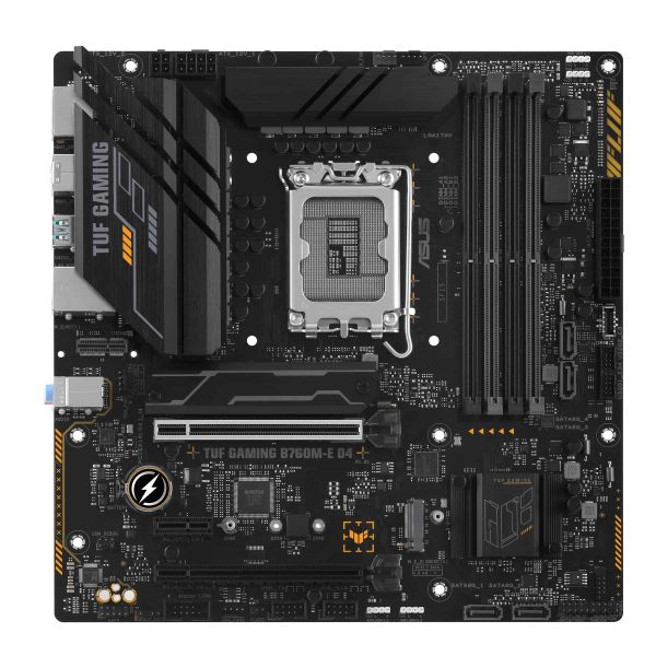 ASUS TUF GAMING B760M-E D4 Intel B760 LGA 1700 micro ATX (90MB1E90-M1EAY0) ASUS TUF GAMING B760M-E D4 Intel B760 LGA 1700 micro ATX (90MB1E90-M1EAY0)
