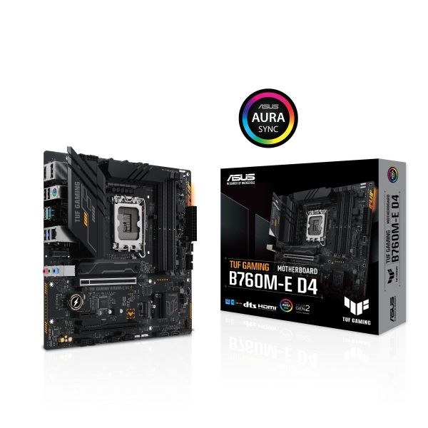 ASUS TUF GAMING B760M-E D4 Intel B760 LGA 1700 micro ATX (90MB1E90-M1EAY0)