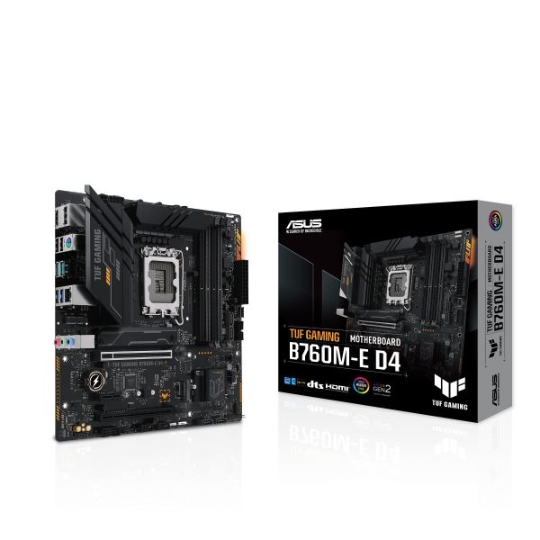 ASUS TUF GAMING B760M-E D4 Intel B760 LGA 1700 micro ATX (90MB1E90-M1EAY0)