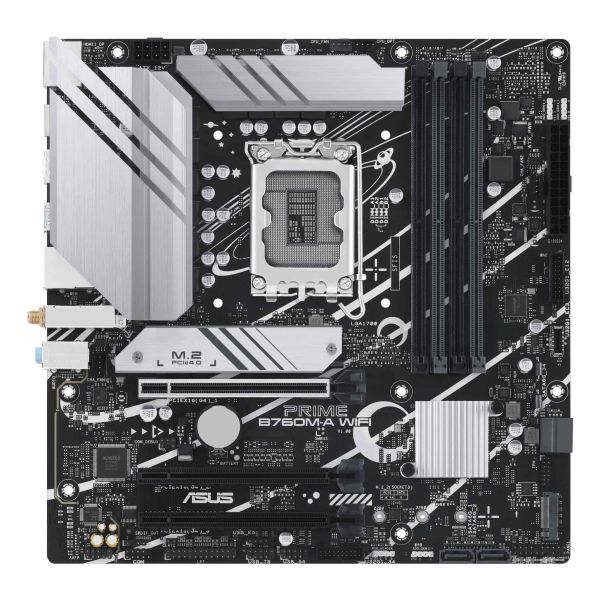 ASUS PRIME B760M-A WIFI Intel B760 LGA 1700 micro ATX (90MB1EL0-M1EAY0)