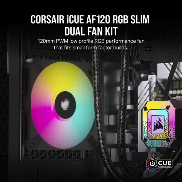 Corsair CO-9050163-WW koelsysteem voor computers Computer behuizing Ventilator 12 cm Zwart (CO-9050163-WW)