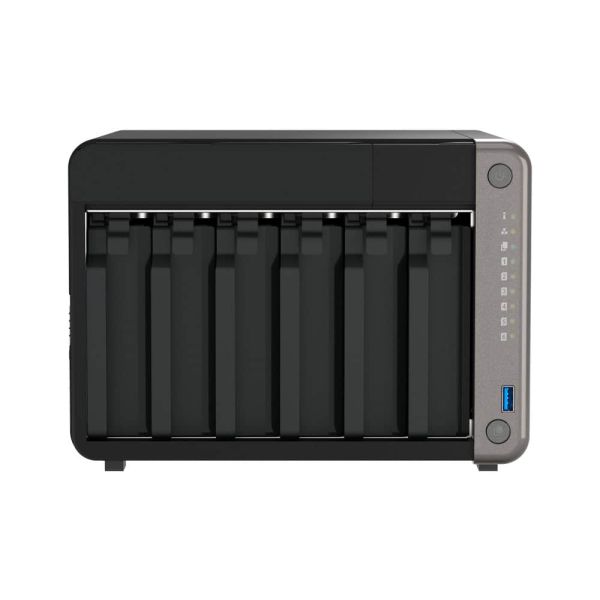 QNAP TS-AI642-8G data-opslag-server NAS Tower Ethernet LAN Zwart Cortex-A76 (TS-AI642-8G)