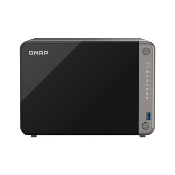 QNAP TS-AI642-8G data-opslag-server NAS Tower Ethernet LAN Zwart Cortex-A76 (TS-AI642-8G)