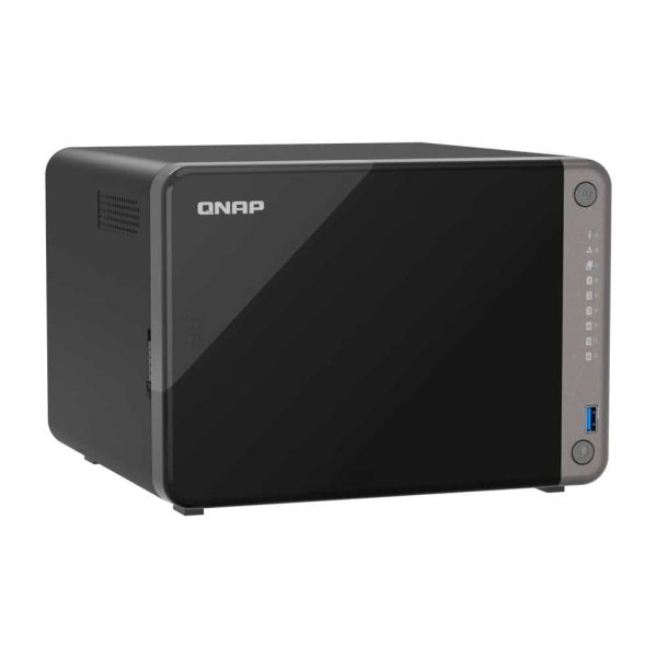 QNAP TS-AI642-8G data-opslag-server NAS Tower Ethernet LAN Zwart Cortex-A76 (TS-AI642-8G)