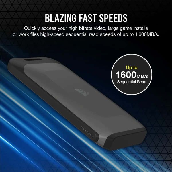 Corsair EX100U 2000 GB Zwart (CSSD-EX100U2TB)