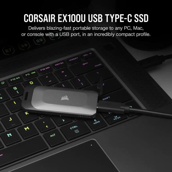 Corsair EX100U 4000 GB Zwart (CSSD-EX100U4TB)