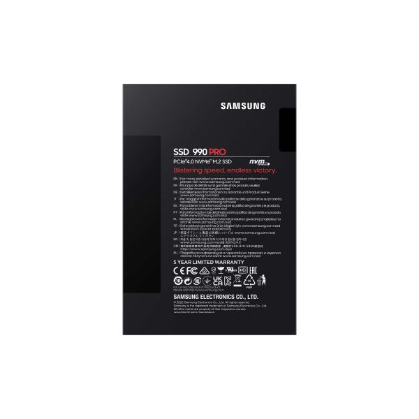Samsung 990 PRO M.2 4 TB PCI Express 4.0 V-NAND MLC NVMe (MZ-V9P4T0BW)