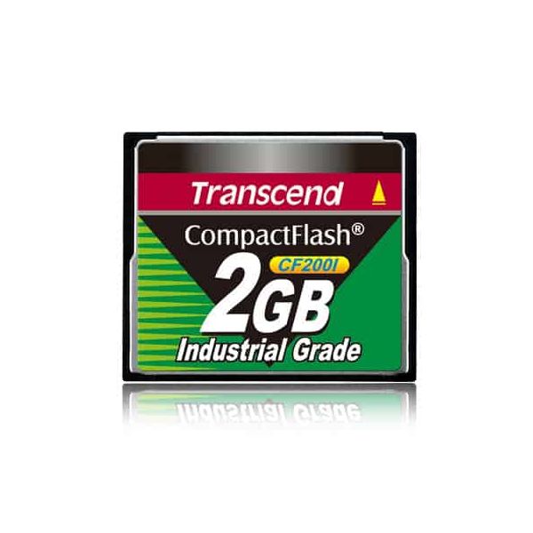Transcend TS2GCF200I flashgeheugen 2 GB CompactFlash (TS2GCF200I)