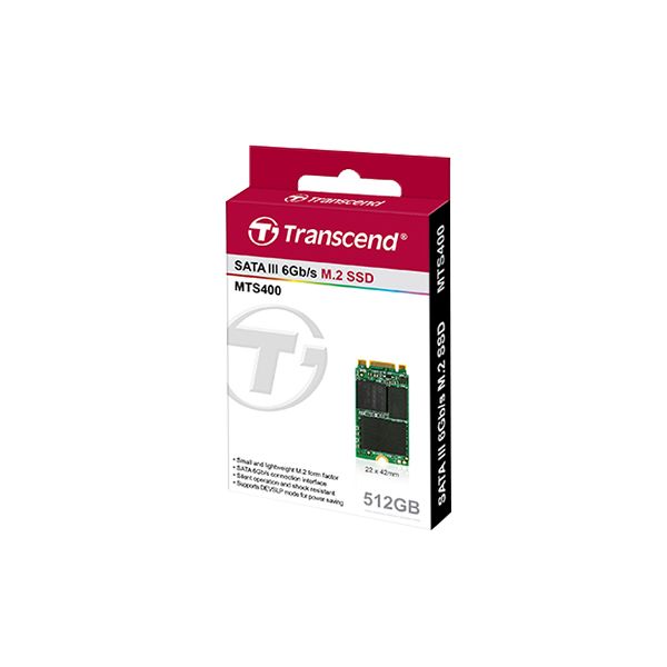 Transcend MTS400 M.2 512 GB SATA III MLC (TS512GMTS400S)