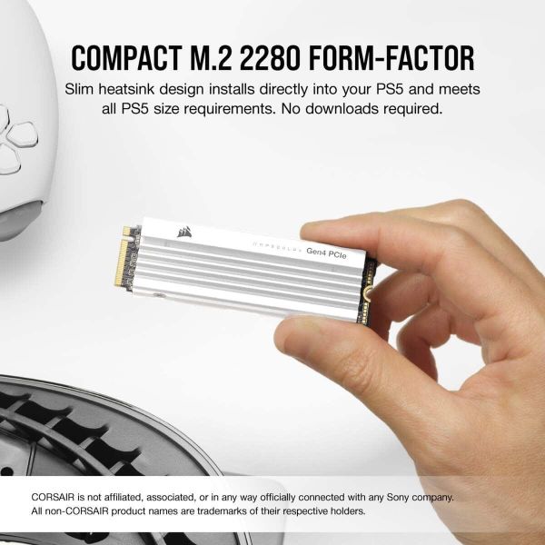 Corsair MP600 PRO LPX M.2 4000 GB PCI Express 4.0 3D TLC NAND NVMe (CSSD-F4000GBMP600PLPW)