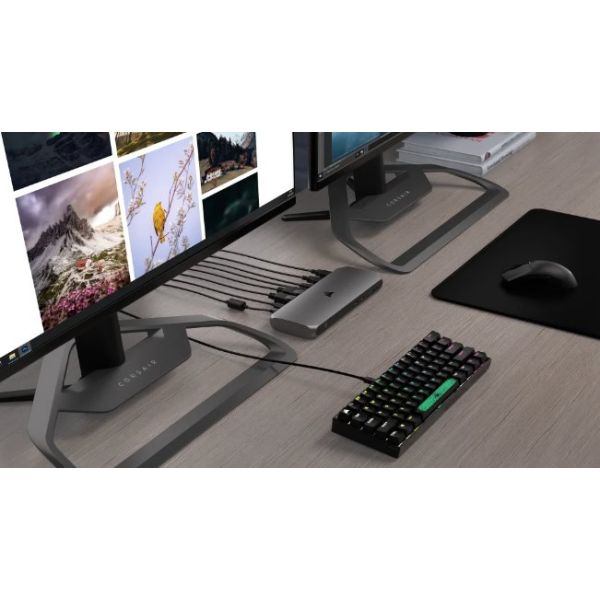 Corsair TBT100 Thunderbolt 3 40000 Mbit/s Zwart, Zilver (CU-9000006-EU)