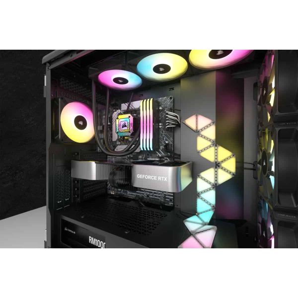 Corsair CW-9060070-WW koelsysteem voor computers Computer behuizing Kit voor vloeistofkoeling 12 cm Zwart 1 stuk(s) (CW-9060070-WW)