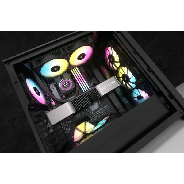 Corsair CW-9060074-WW koelsysteem voor computers Computer behuizing Kit voor vloeistofkoeling 12 cm Zwart 1 stuk(s) (CW-9060074-WW)