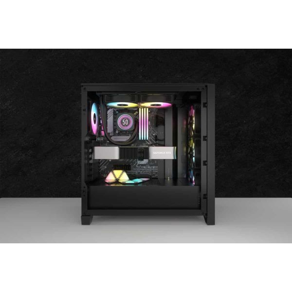 Corsair CW-9060074-WW koelsysteem voor computers Computer behuizing Kit voor vloeistofkoeling 12 cm Zwart 1 stuk(s) (CW-9060074-WW)